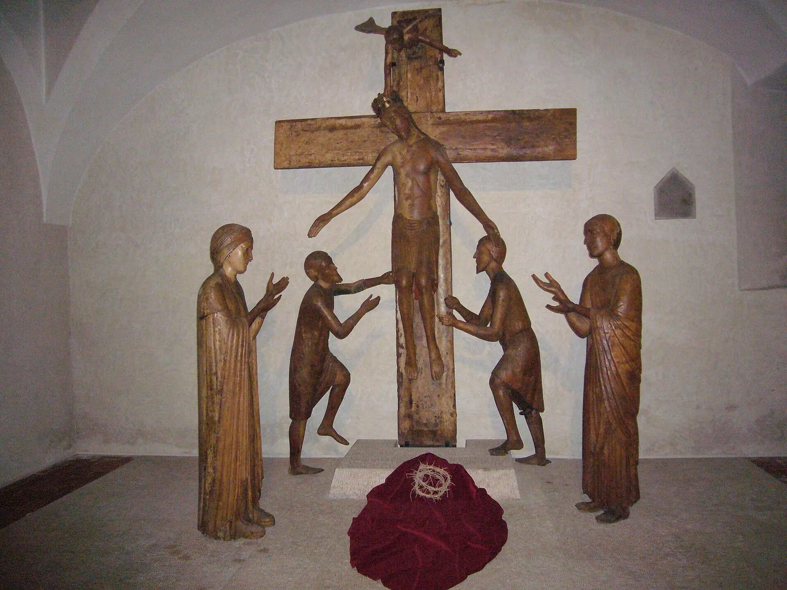 Il gruppo ligneo della Deposizione nel Duomo di Tivoli