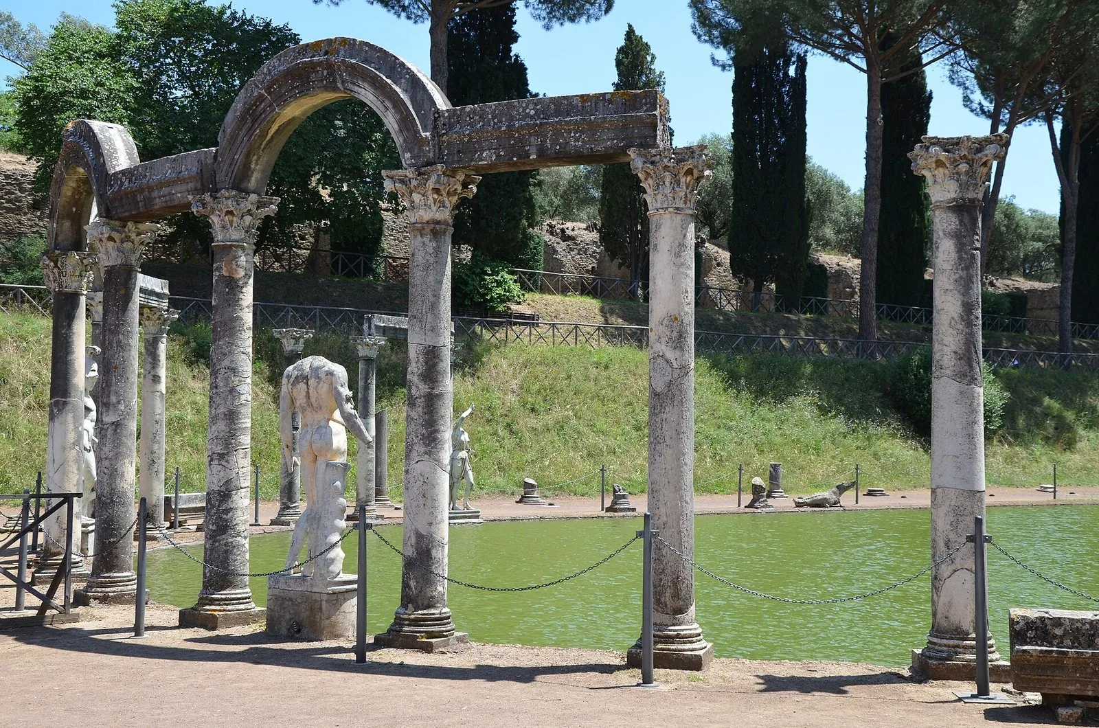 Il Canopo di Villa Adriana, a Tivoli